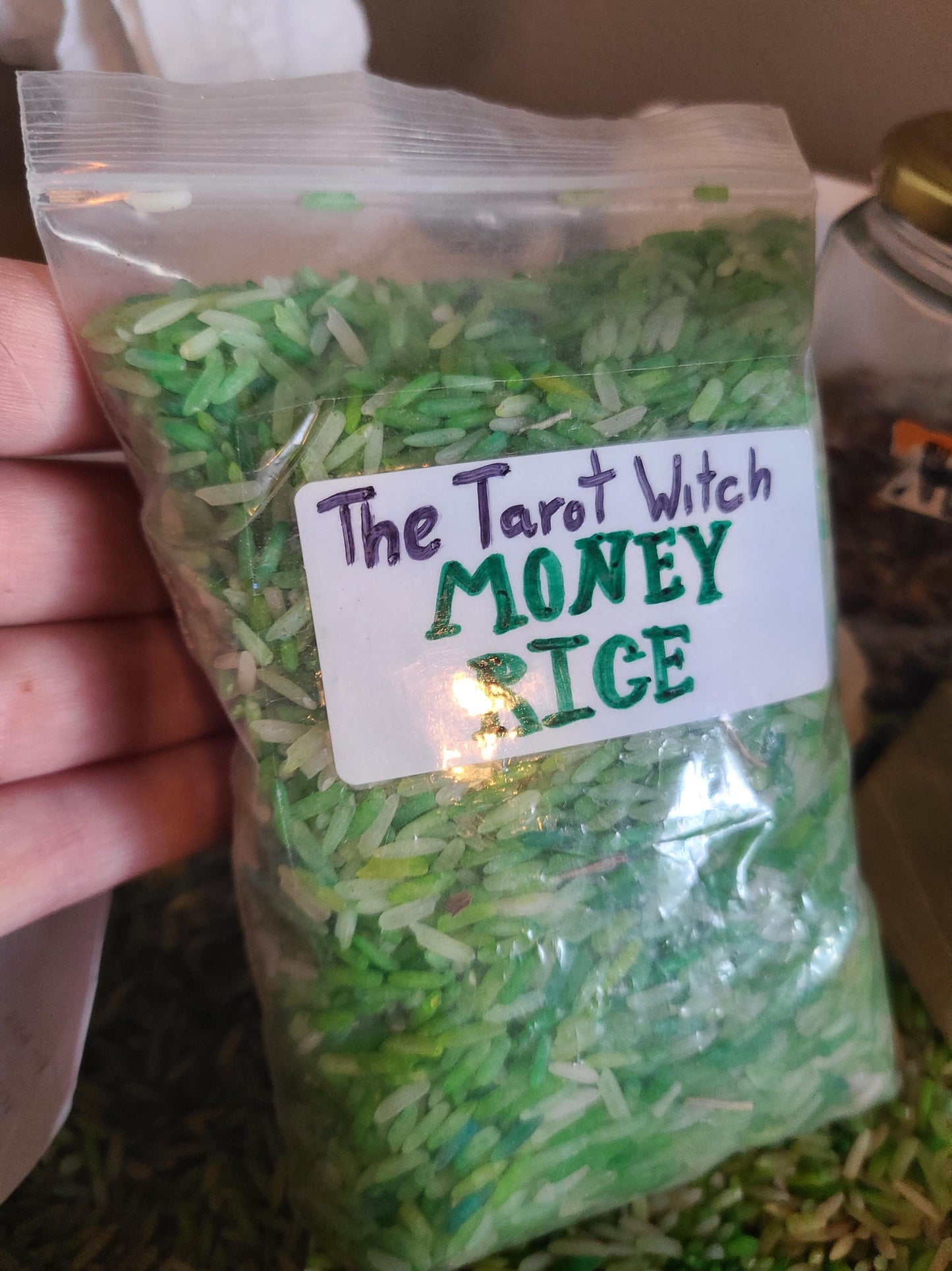 Money rice sachet/bag