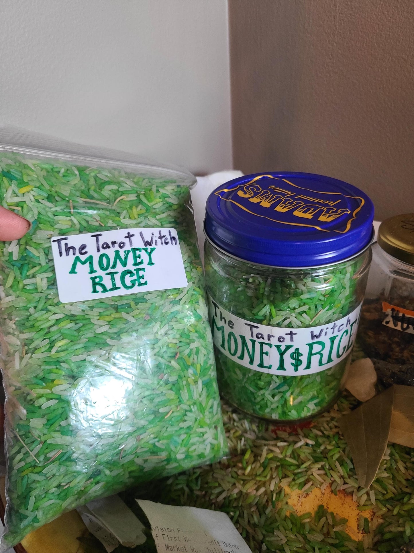 Money rice sachet/bag