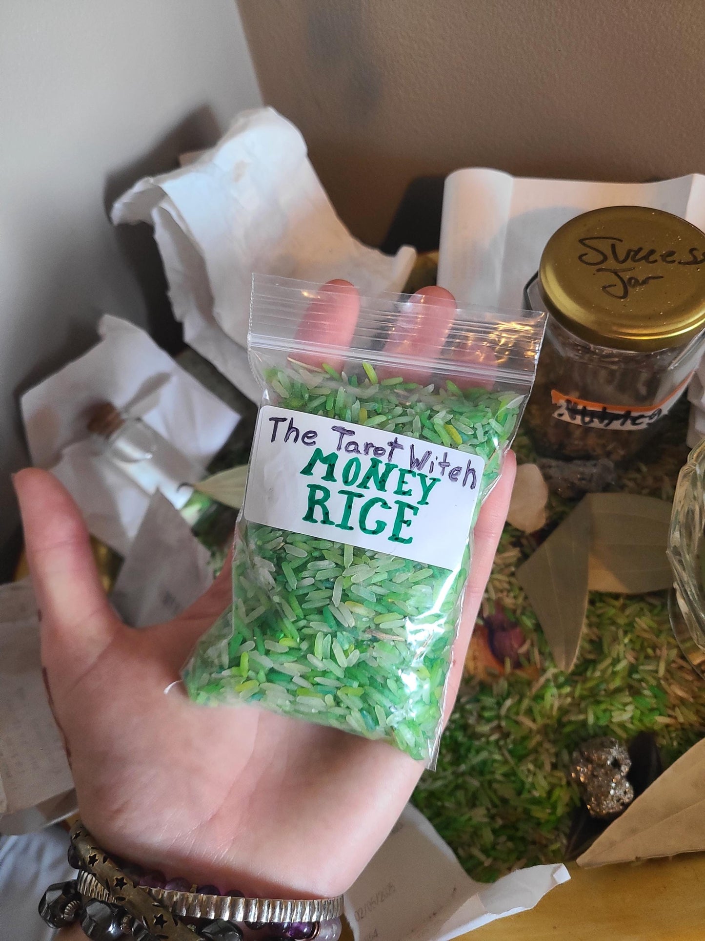 Money rice sachet/bag