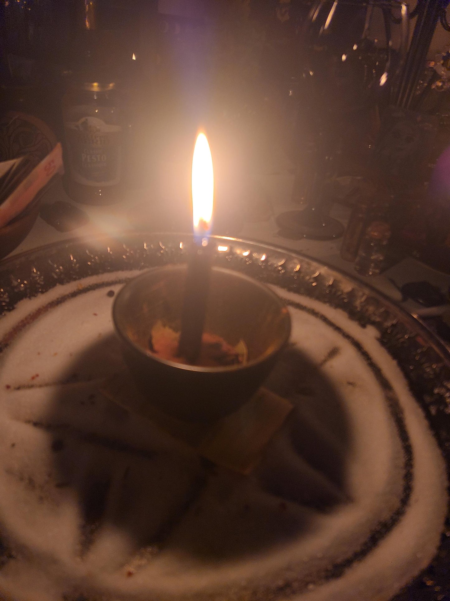 Cleansing spell + protection spell