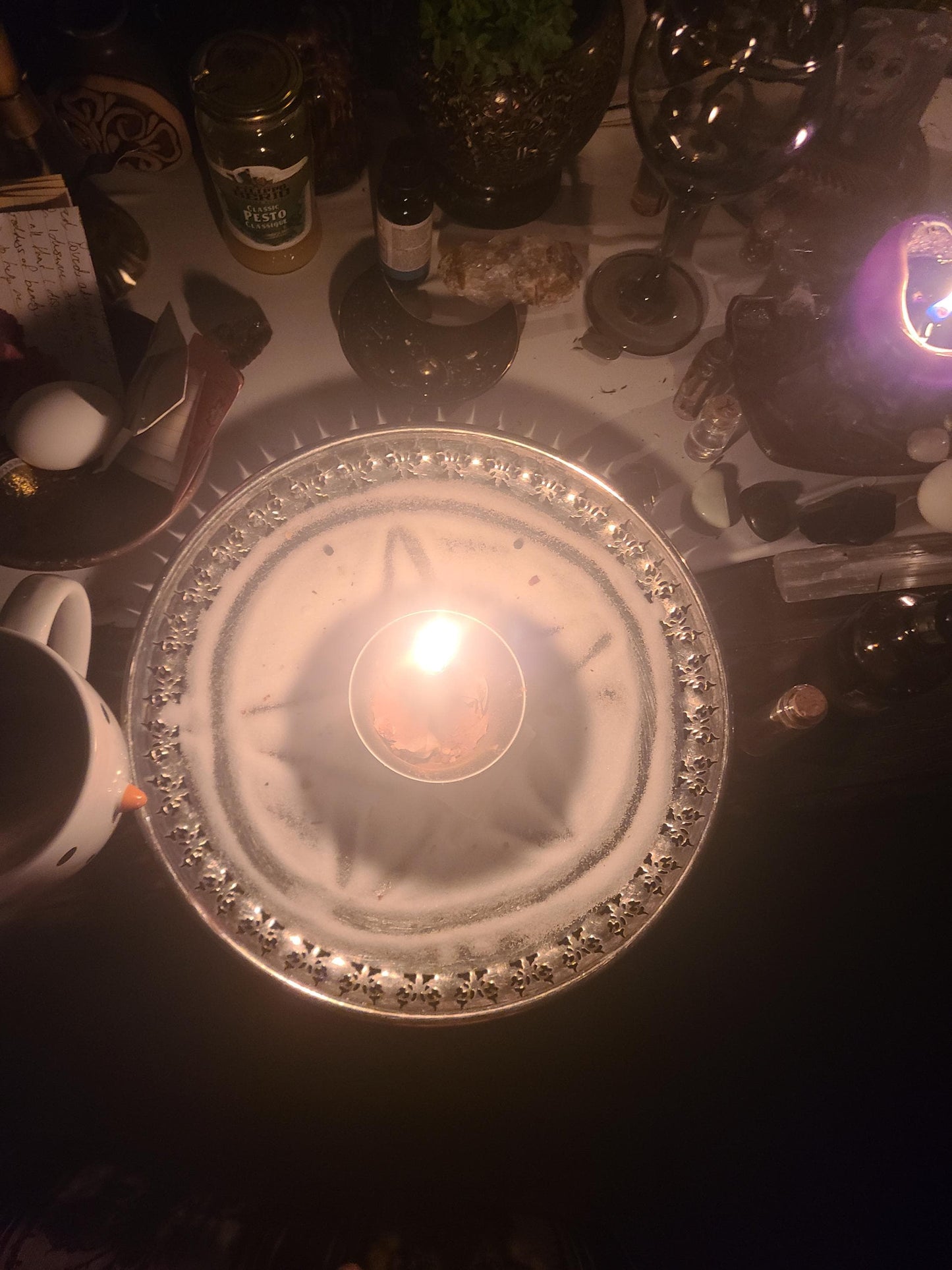 Cleansing spell + protection spell