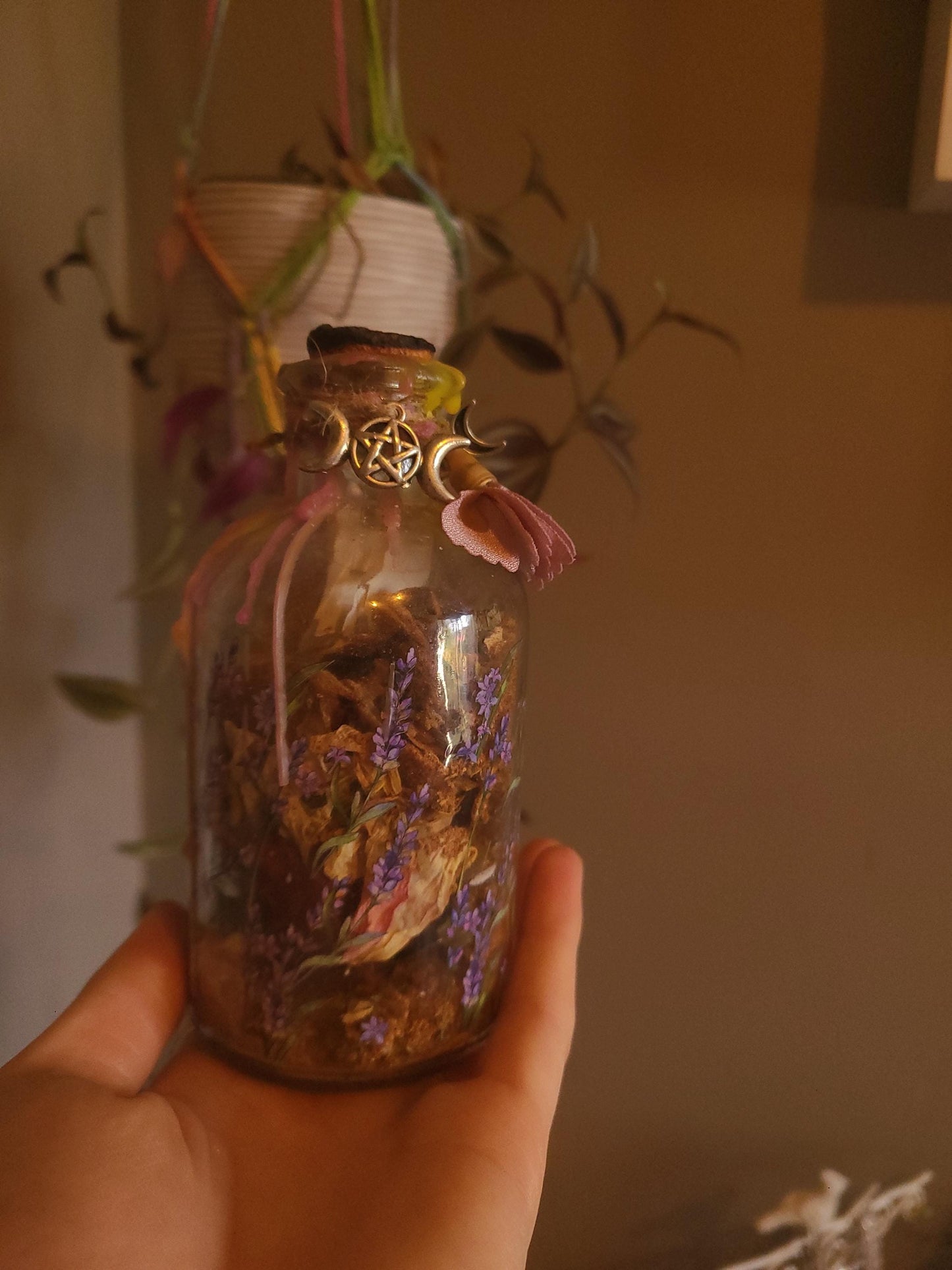 Active Happiness & Serenity spell jar