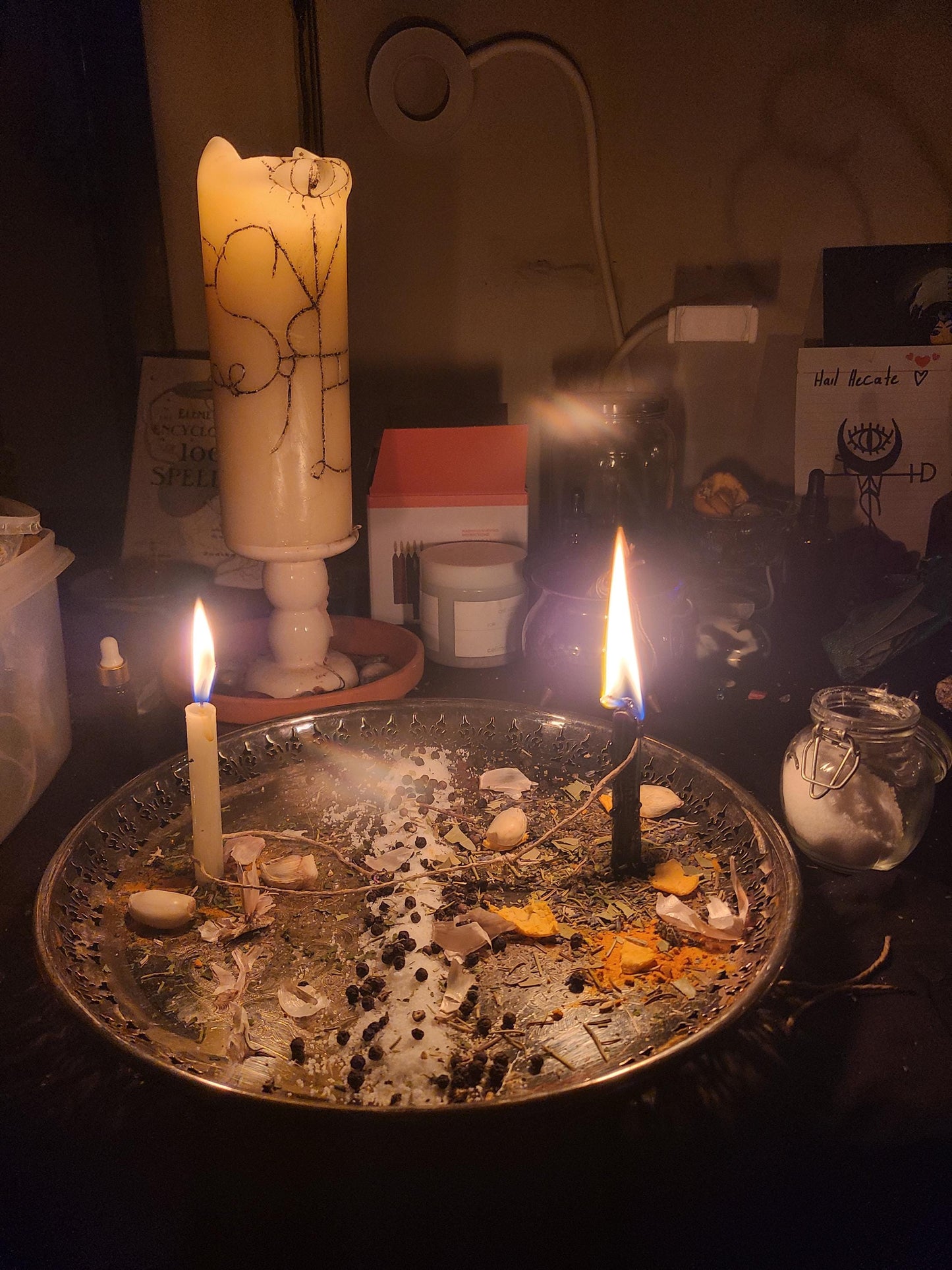 Custom candle spell