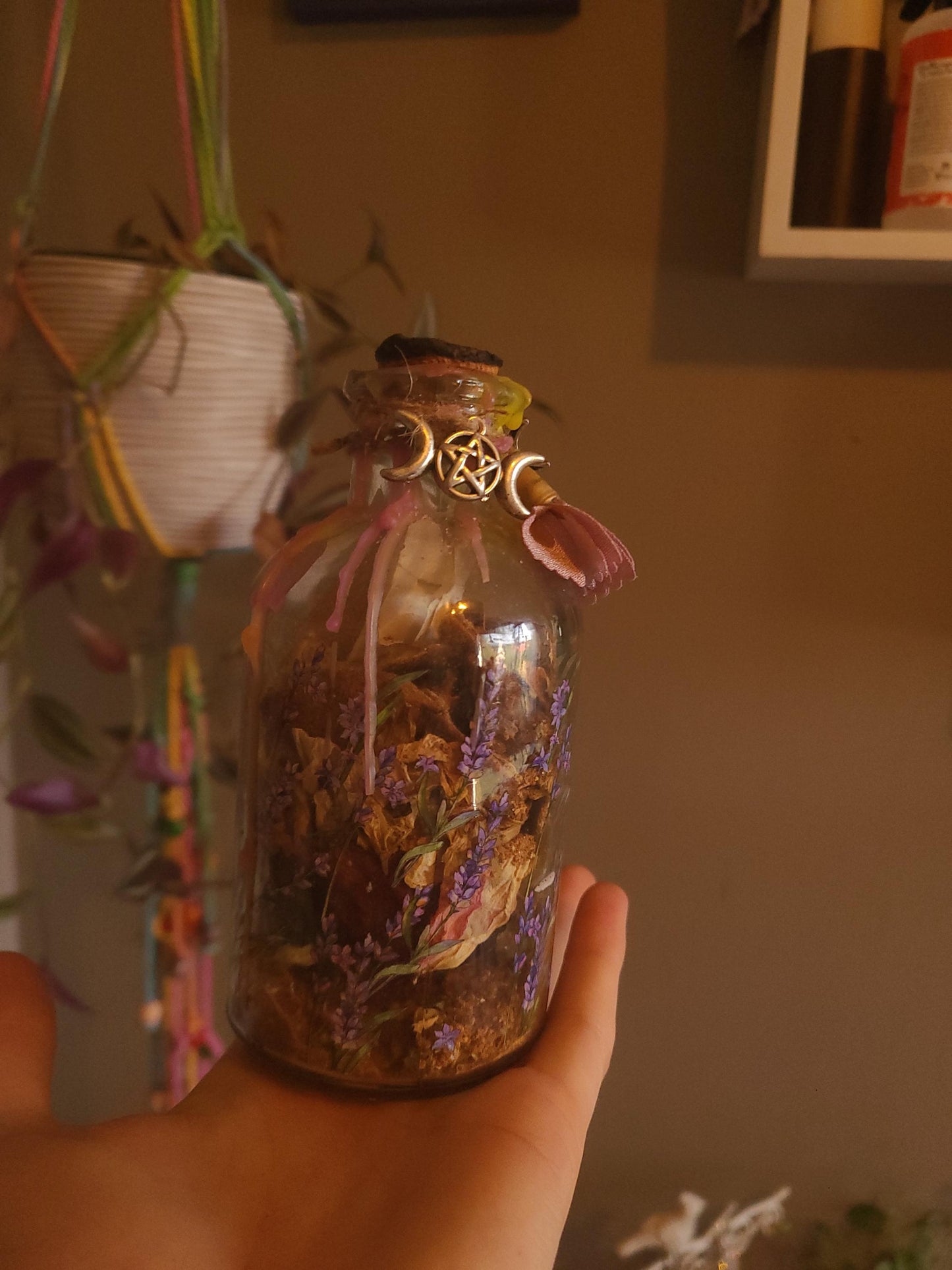 Active Happiness & Serenity spell jar
