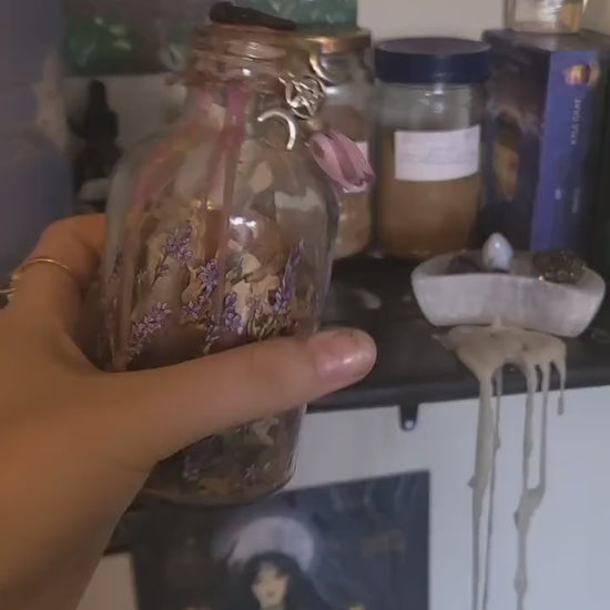 Active Happiness & Serenity spell jar